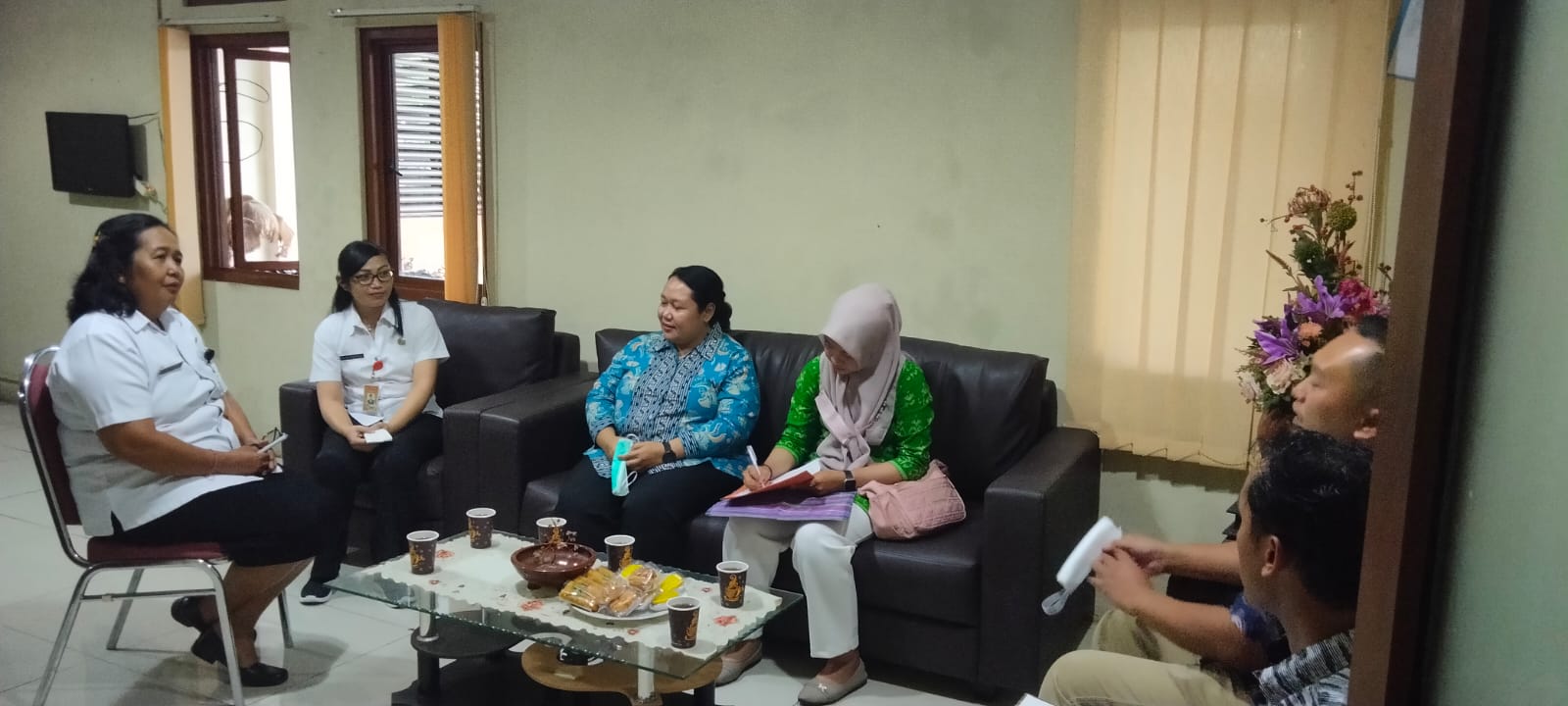 Kunjungan kerja dari Dinas Dukcapil Kota Kediri 