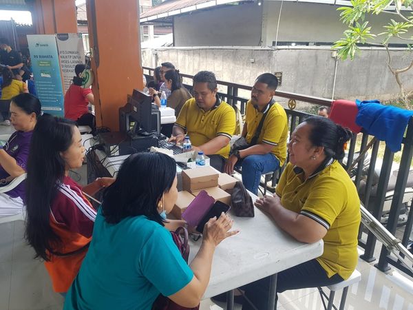 Kegiatan Safari Kesehatan di Wantilan Br Pohgading Desa Ubung Kaja