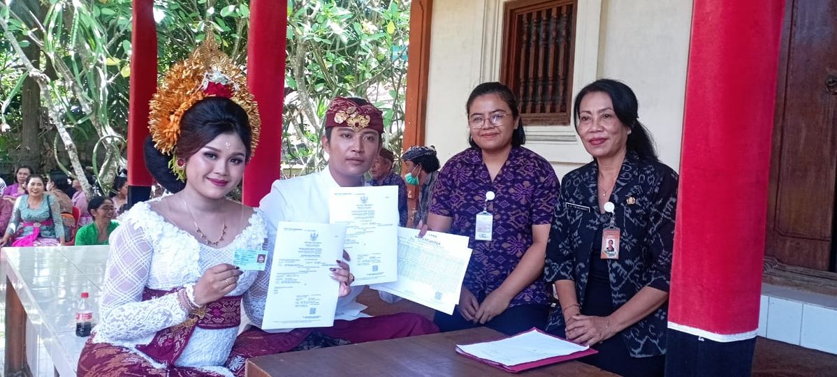 Pencatatan Perkawinan Langsung Jadi Warga Kota Denpasar