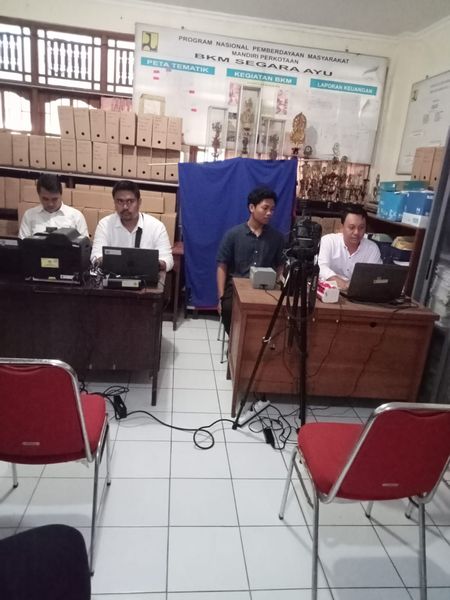 Jemput Bola Perekaman KTP-el di Kelurahan Sanur