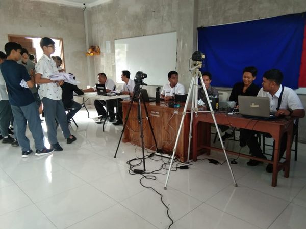 Jemput Bola Perekaman KTPel di SMAN 7 Denpasar