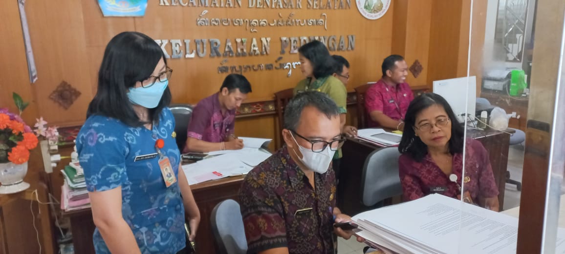 Monitoring Pelayanan SIAK dan Akun Taring di Kelurahan Pedungan