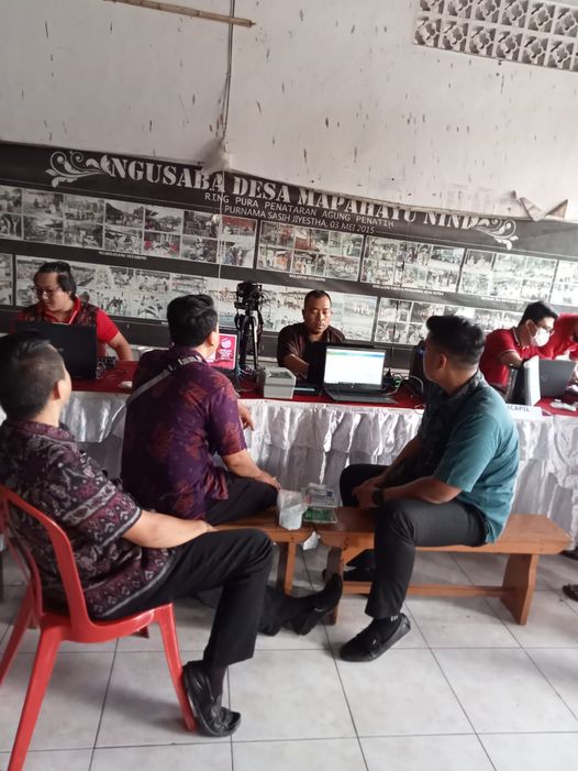 Perekaman KTP el di Wantilan Penatih