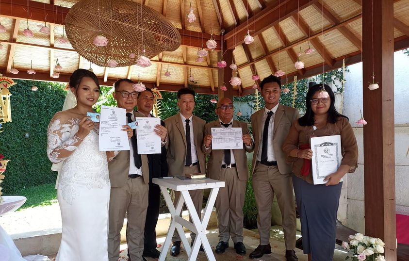 Pencatatan Perkawinan Langsung Jadi di Teras Ayung Denpasar 