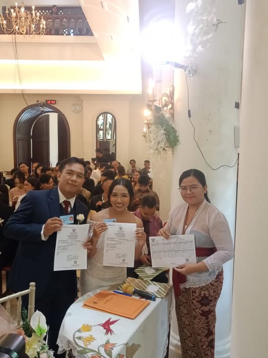 Pencatatan Perkawinan Langsung Jadi di GKPB Dhyana Pura