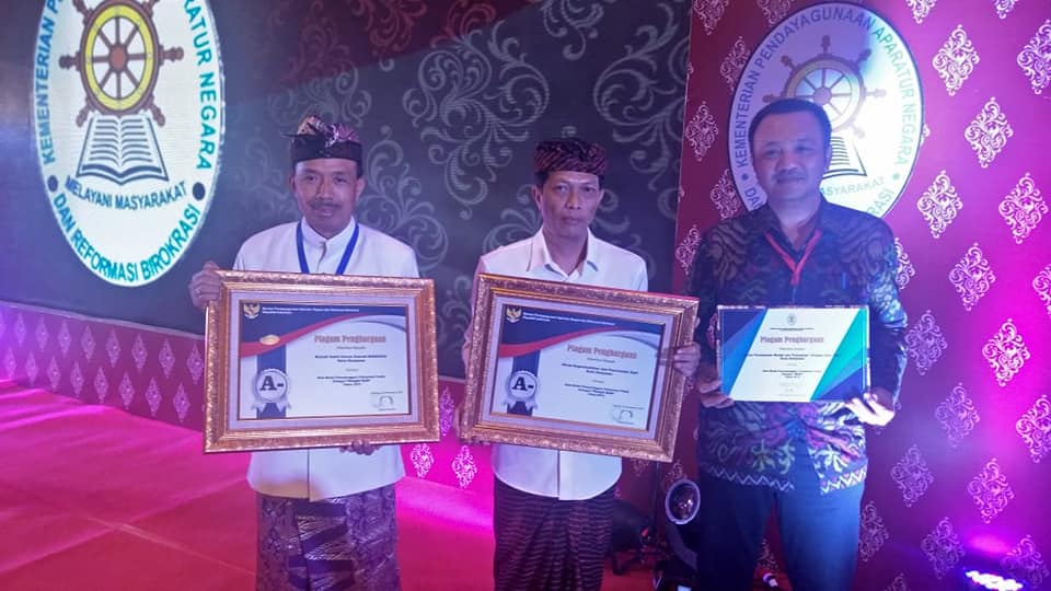 DKPS Kota Denpasar Raih Penghargaan Pelayanan Publik dari Kemenpan RB