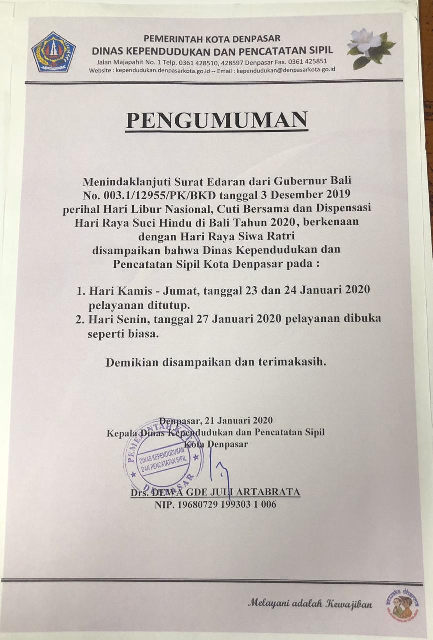 Pelayanan DKPS Pada Hari Raya Siwa Ratri