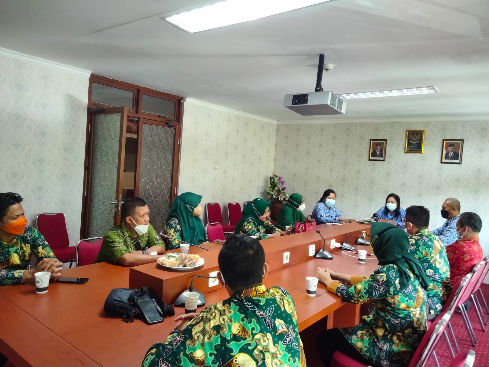 Kunjungan Kerja Disdukcapil Kota Serang