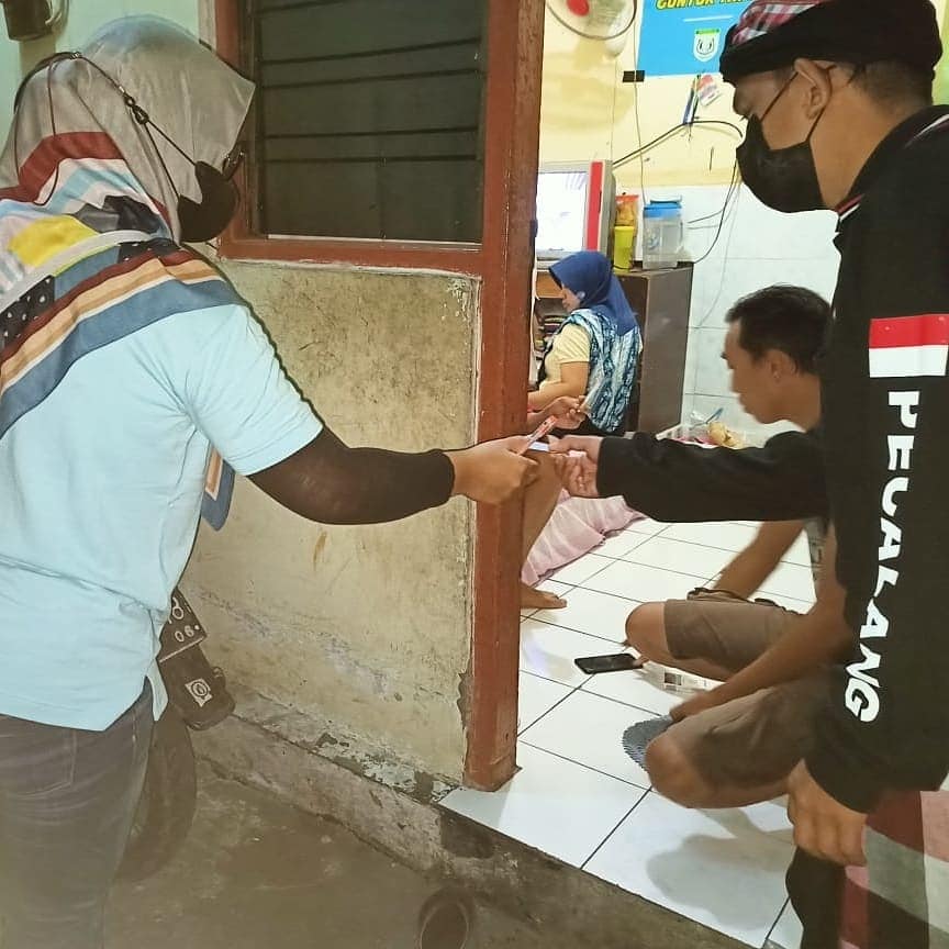 Kegiatan Pendataan Penduduk Non Permanen di desa Tegal Kerta