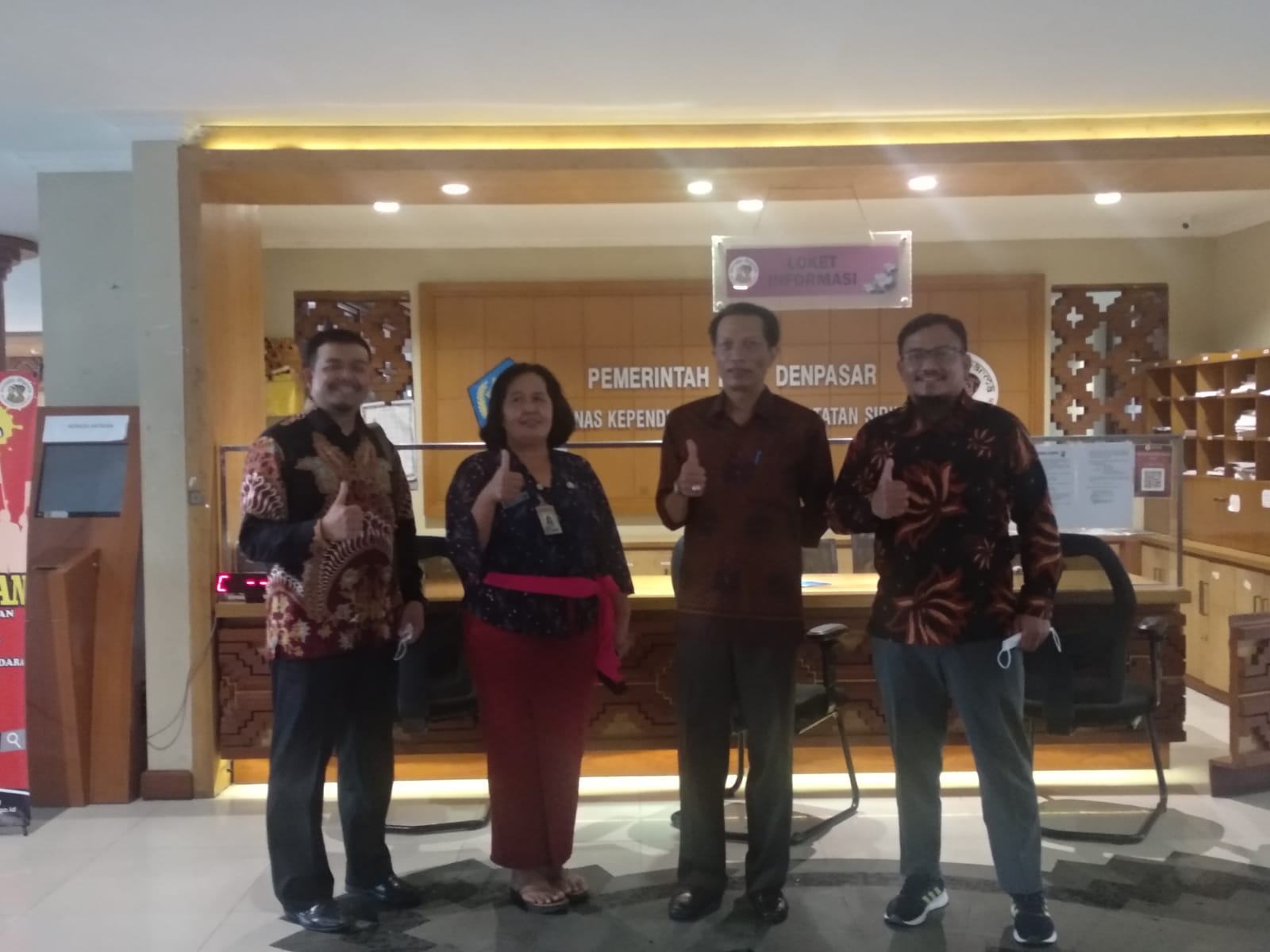 Kunjungan Kerja dari Disdukcapil Kab. Aceh