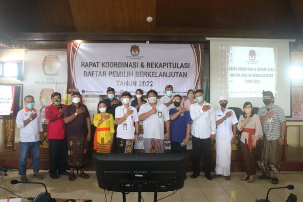 Menghadiri Undangan Rapat Koordinasi & Rekapitulasi Daftar Pemilih Berkelanjutan Tahun 2022