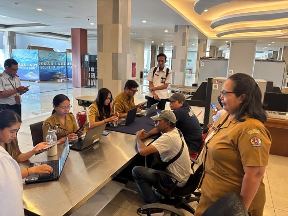 Kegiatan IKD di kawasan Pelabuhan Benoa